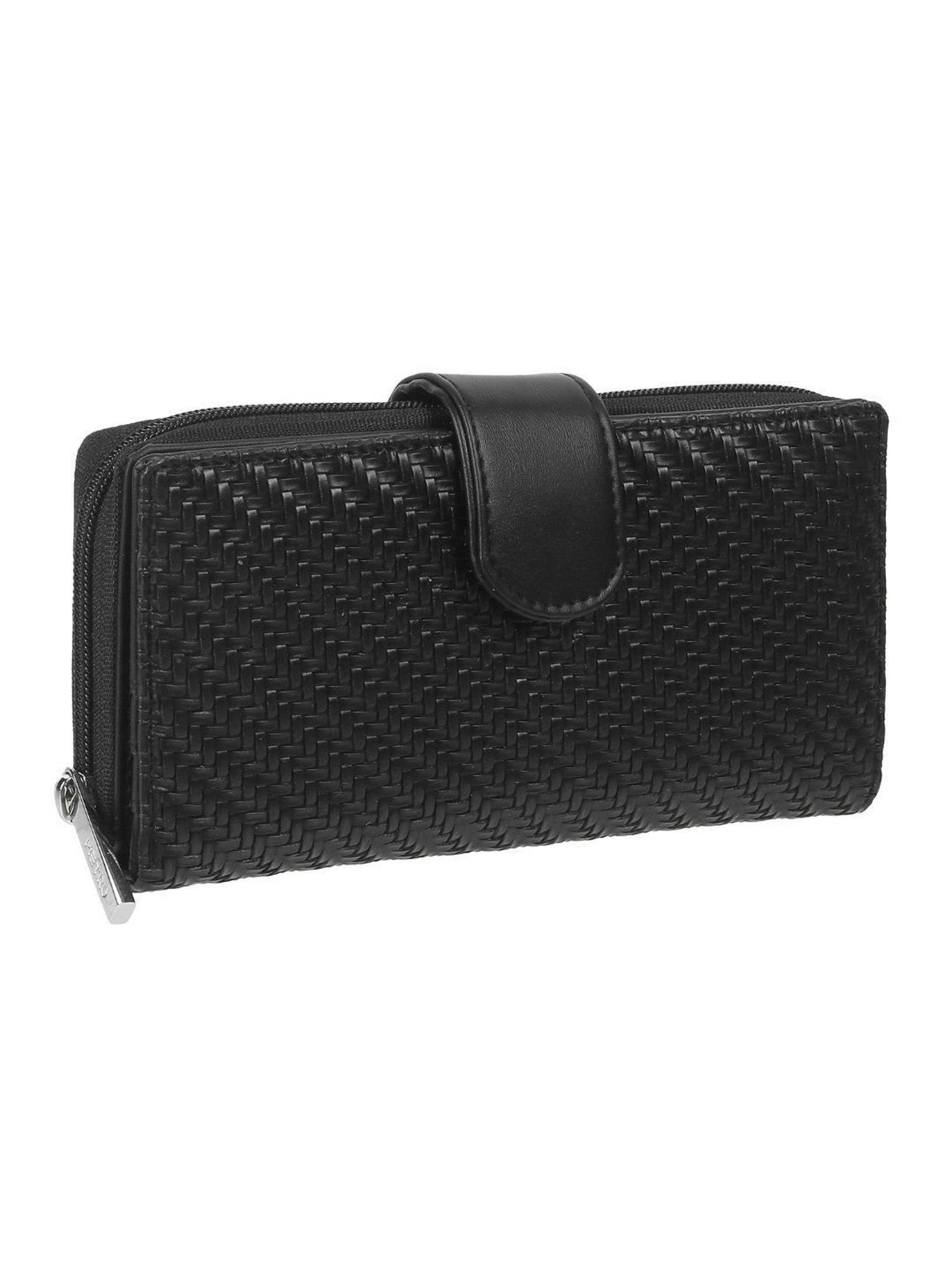 Metro Black Small Bi-Fold Wallet for Women