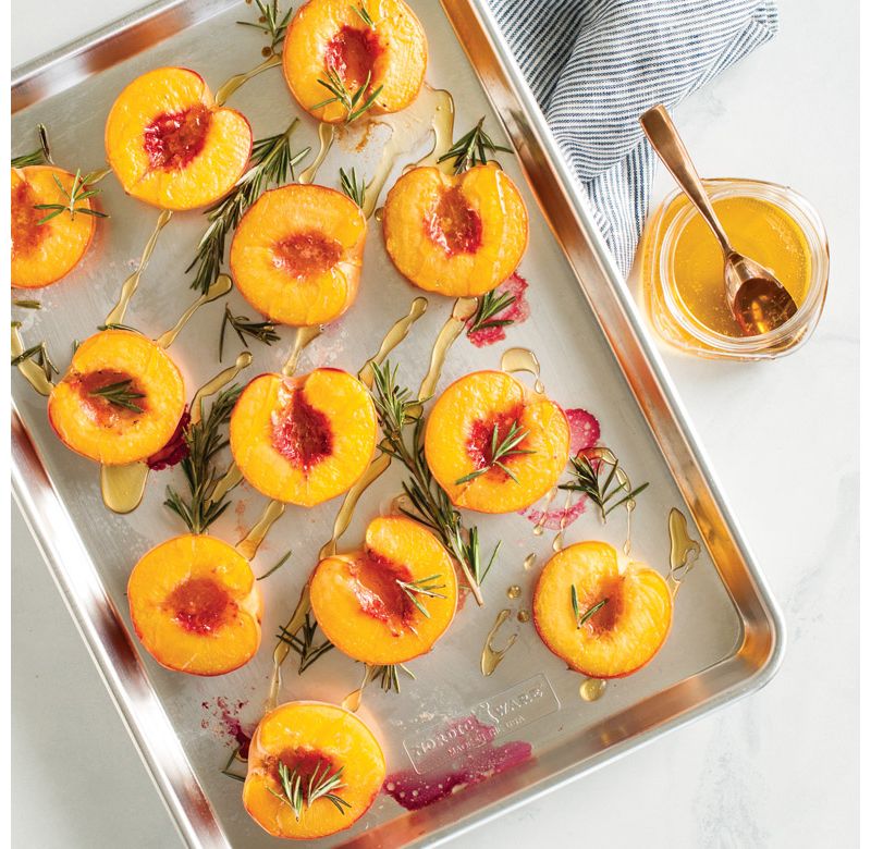 Nordicware Natural Aluminum Commercial Baker's Half Sheet (2 Pack), Silver