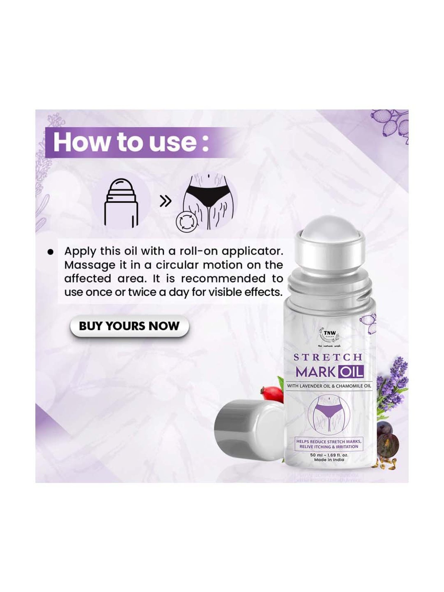 Mom & World Skin Bio Therapy Oil For Stretch Marks - 200 ml