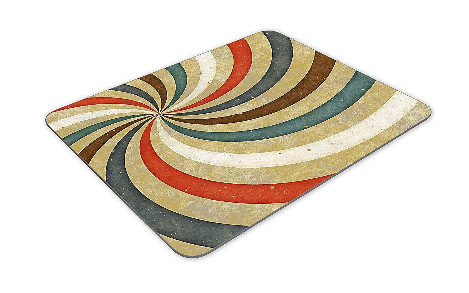 Qien BaiSei Colorful Rotation Mouse pad--Non-Slip Rubber Mousepad---Applies to Games,Home, School,Office Mouse pad