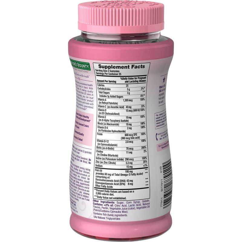 Optimal Solutions Prenatal Gummies - Strawberry - 50ct