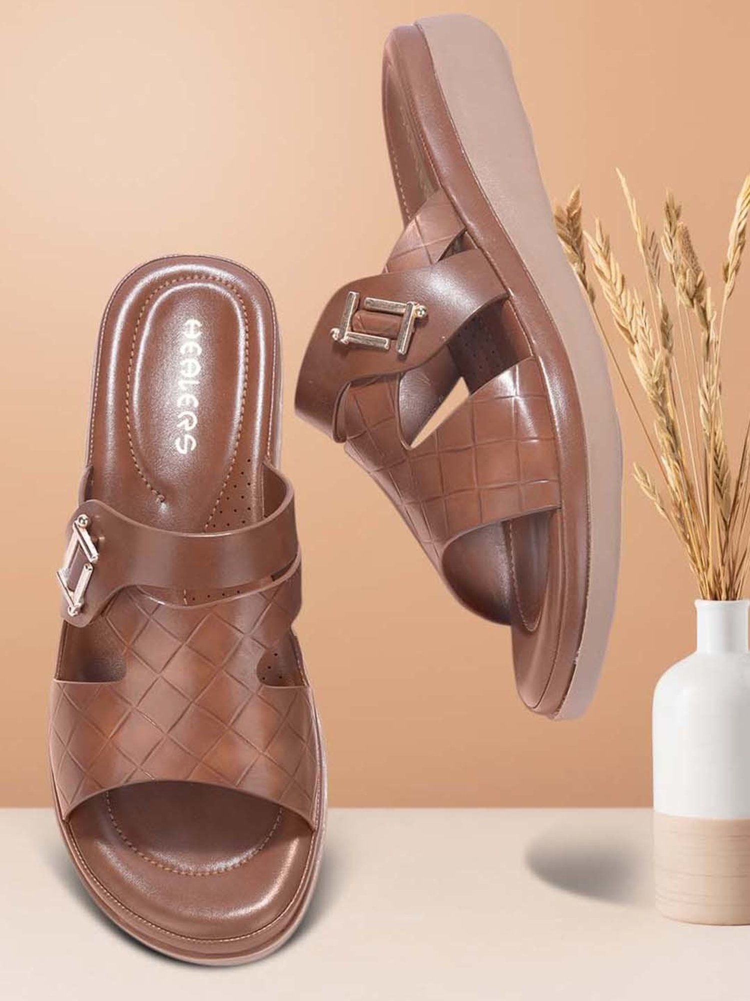 Healers by Liberty Women's Brown Casual Wedges