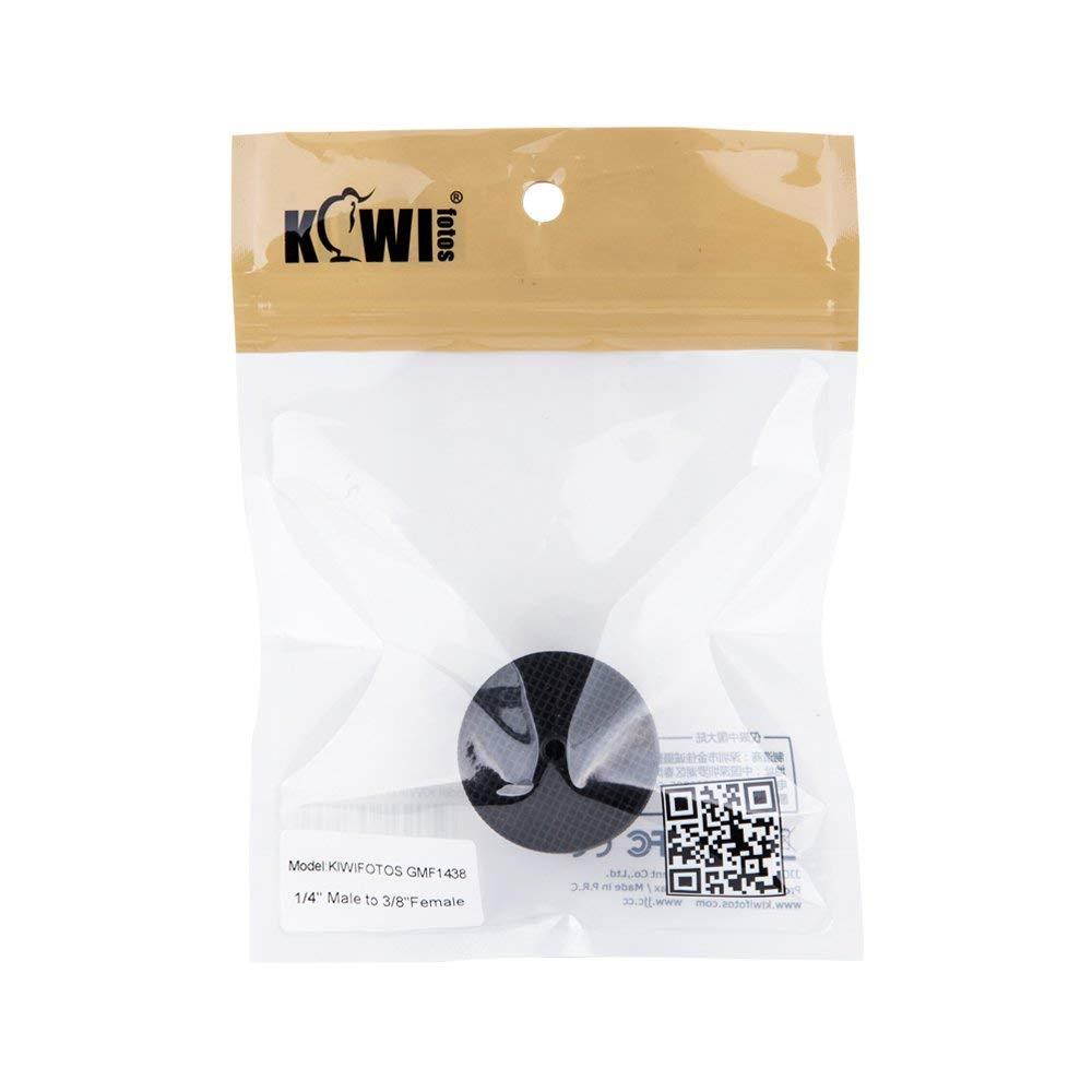 JJC Male 1/4"-20 to Female 3/8"-16 Threaded Screw Converter Adapter for Mounting Camera and Other Devices with Female 1/4"-20 Thread to Tripod, Monopod and Other Devices with Male 3/8"-16 Thread