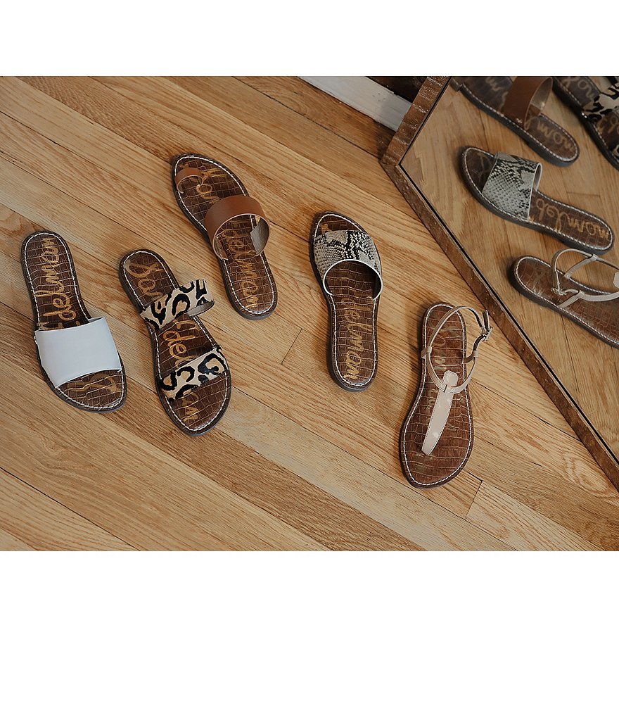 Sam Edelman Gala Leopard Print Haircalf Sandals