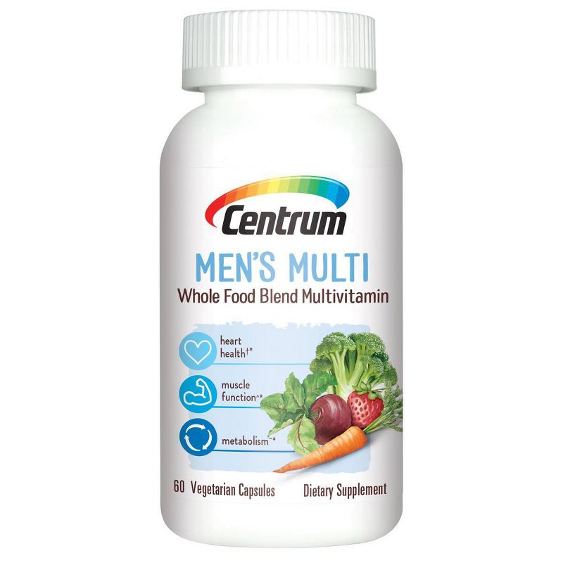 Centrum Whole Food Multivitamin for Men - 60ct