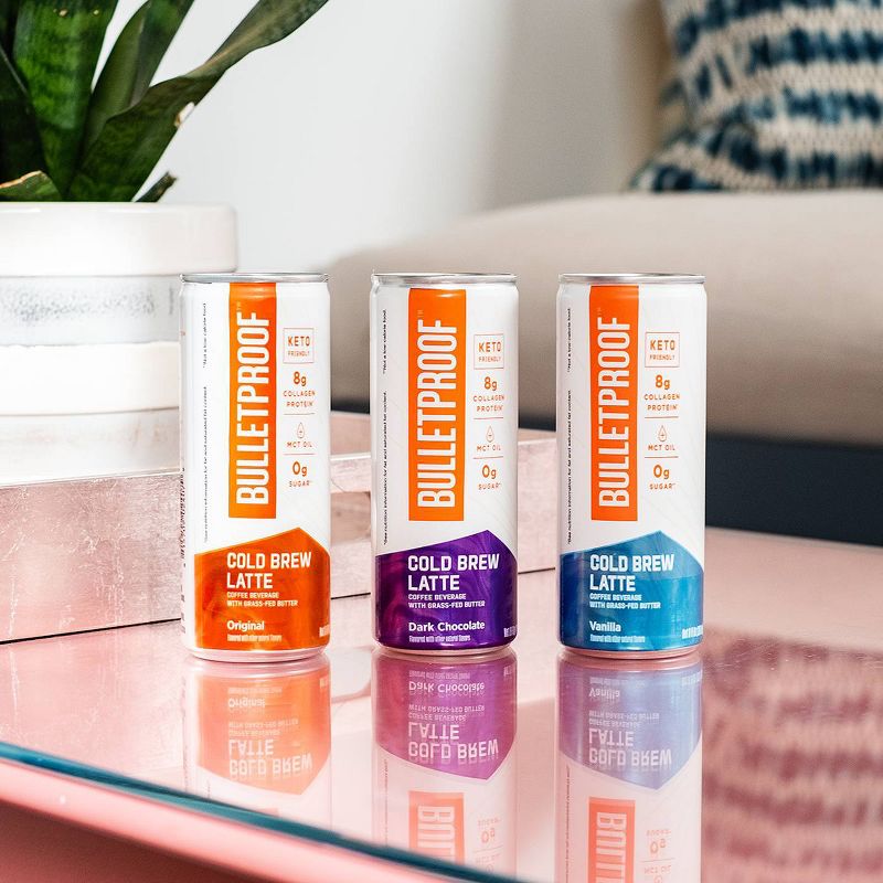 Bulletproof Cold Brew Coffee Dark Chocolate + Collagen - 4pk