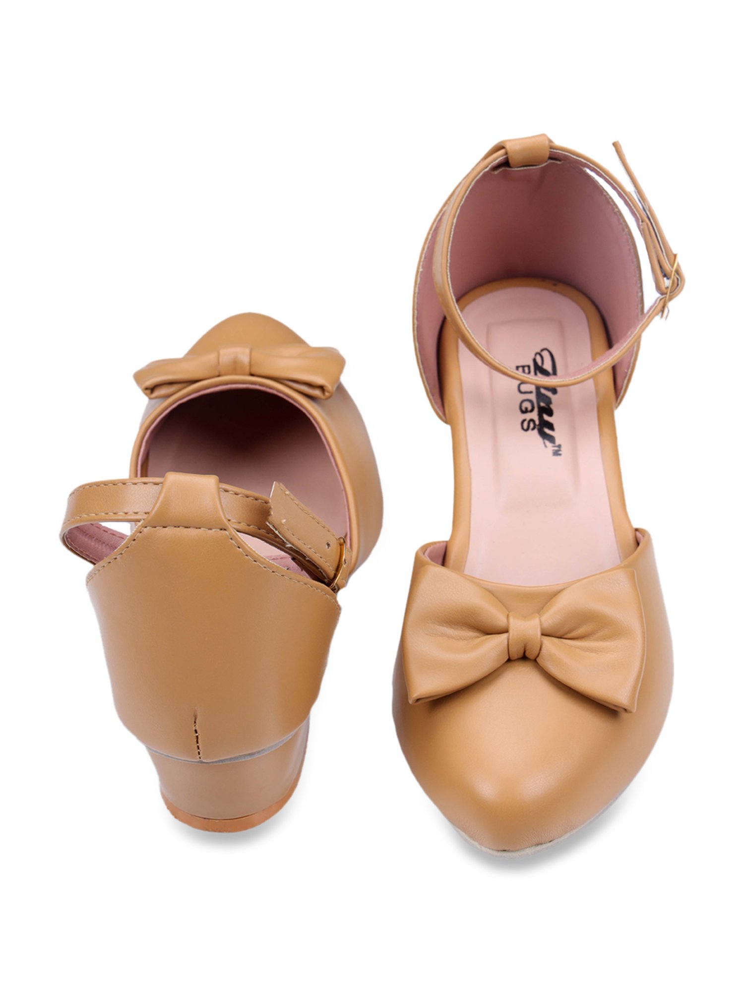 Tiny Bugs Kids Tan Ankle Strap Sandals