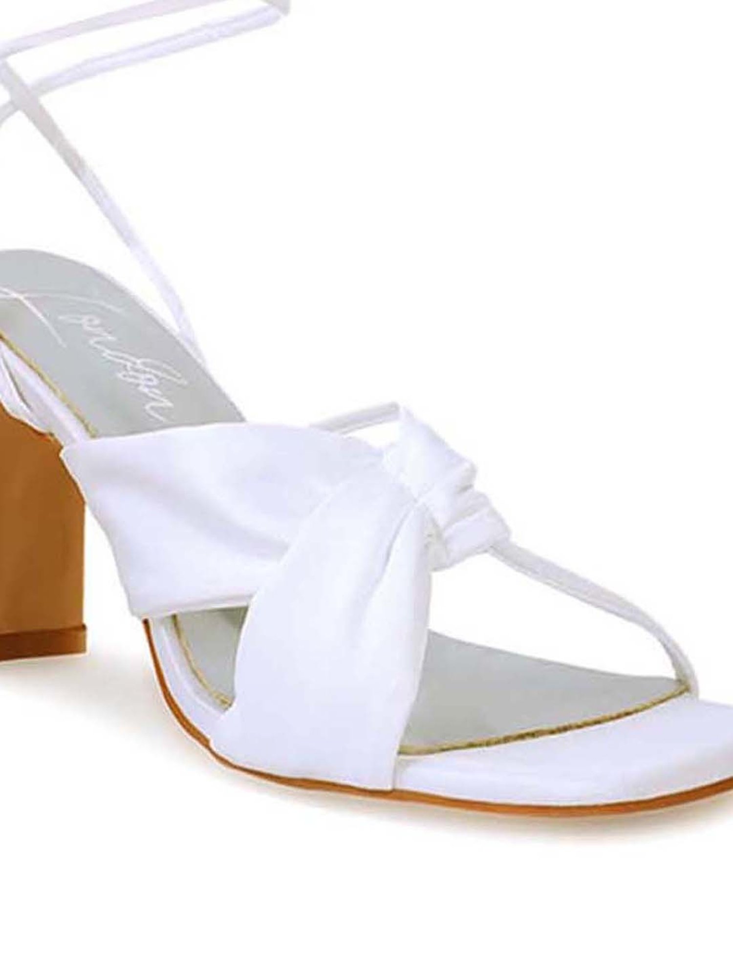 London Rag Women's White Gladiator Sandals