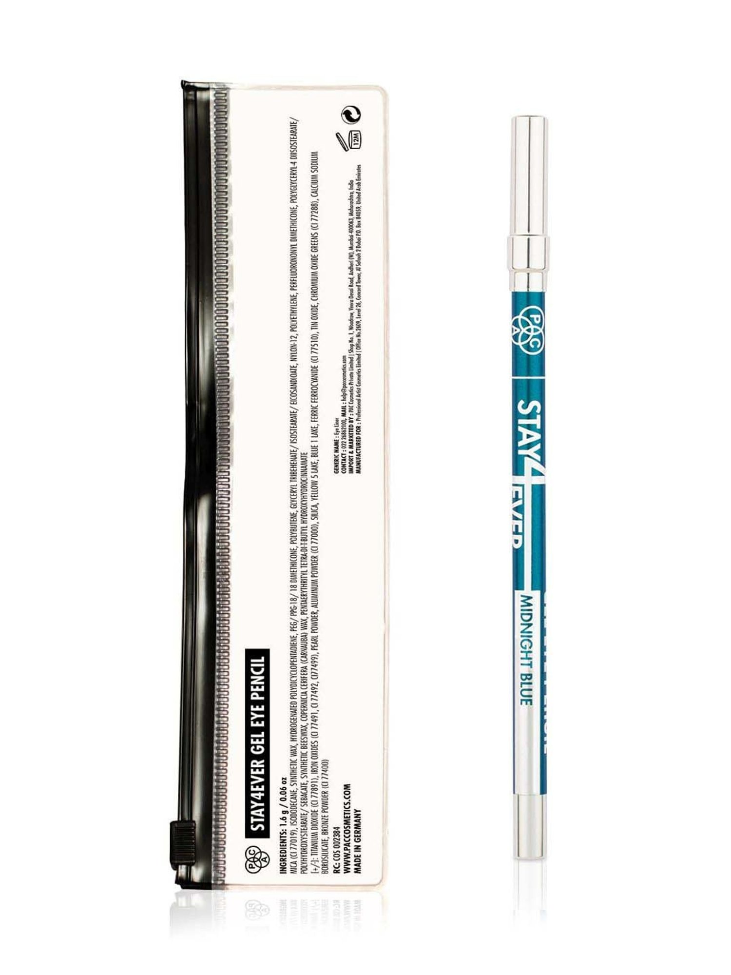 PAC Stay4Ever Gel Eye Pencil Midnight Blue - 1.6 gm