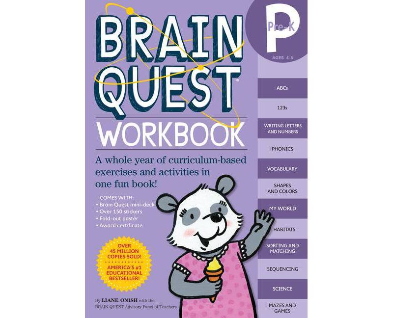Brain Quest Workbook Pre-K ( Brain Quest) (Mixed media product) by Liane Onish