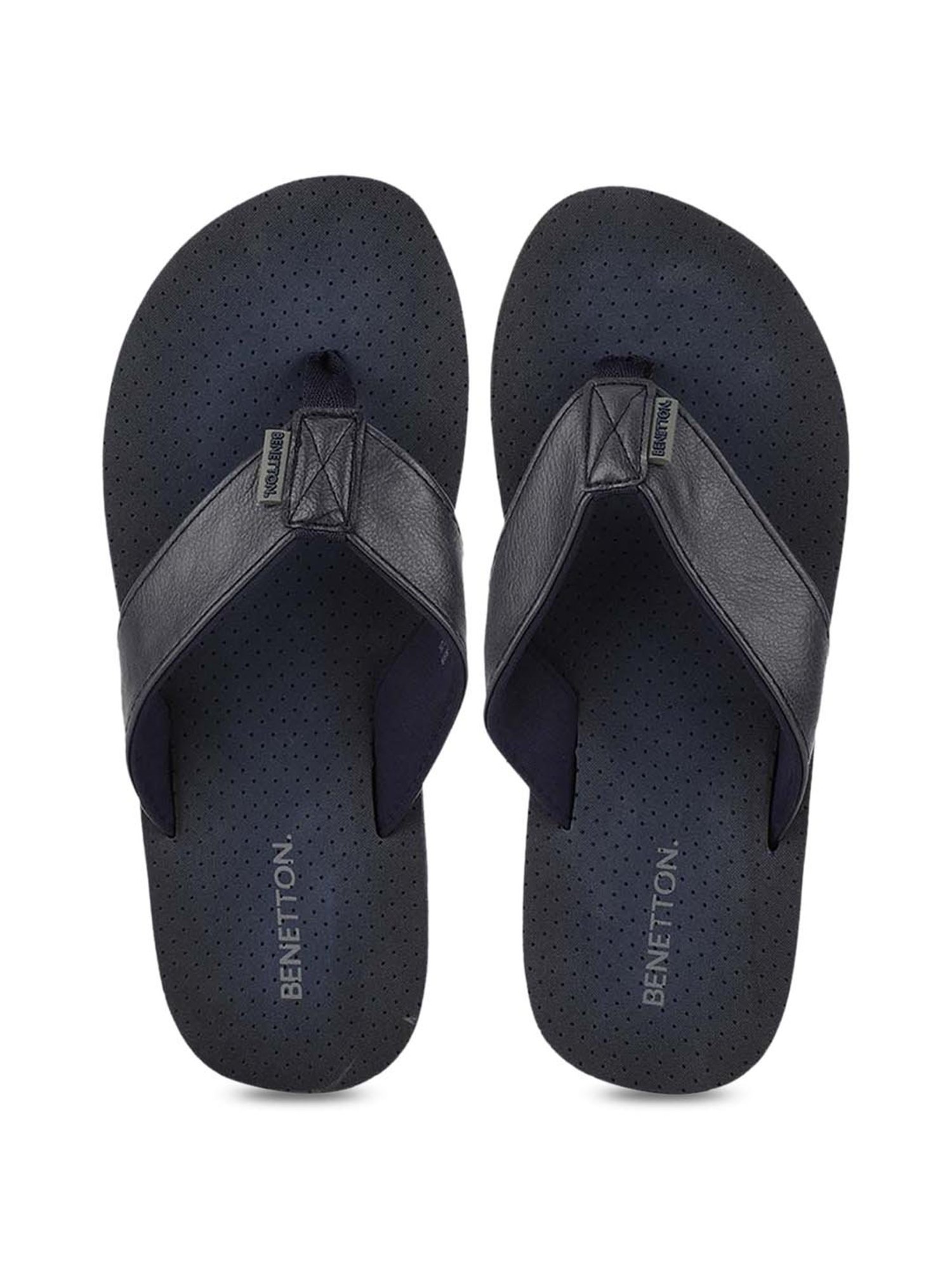 United Colors of Benetton Men's Navy Flip Flops