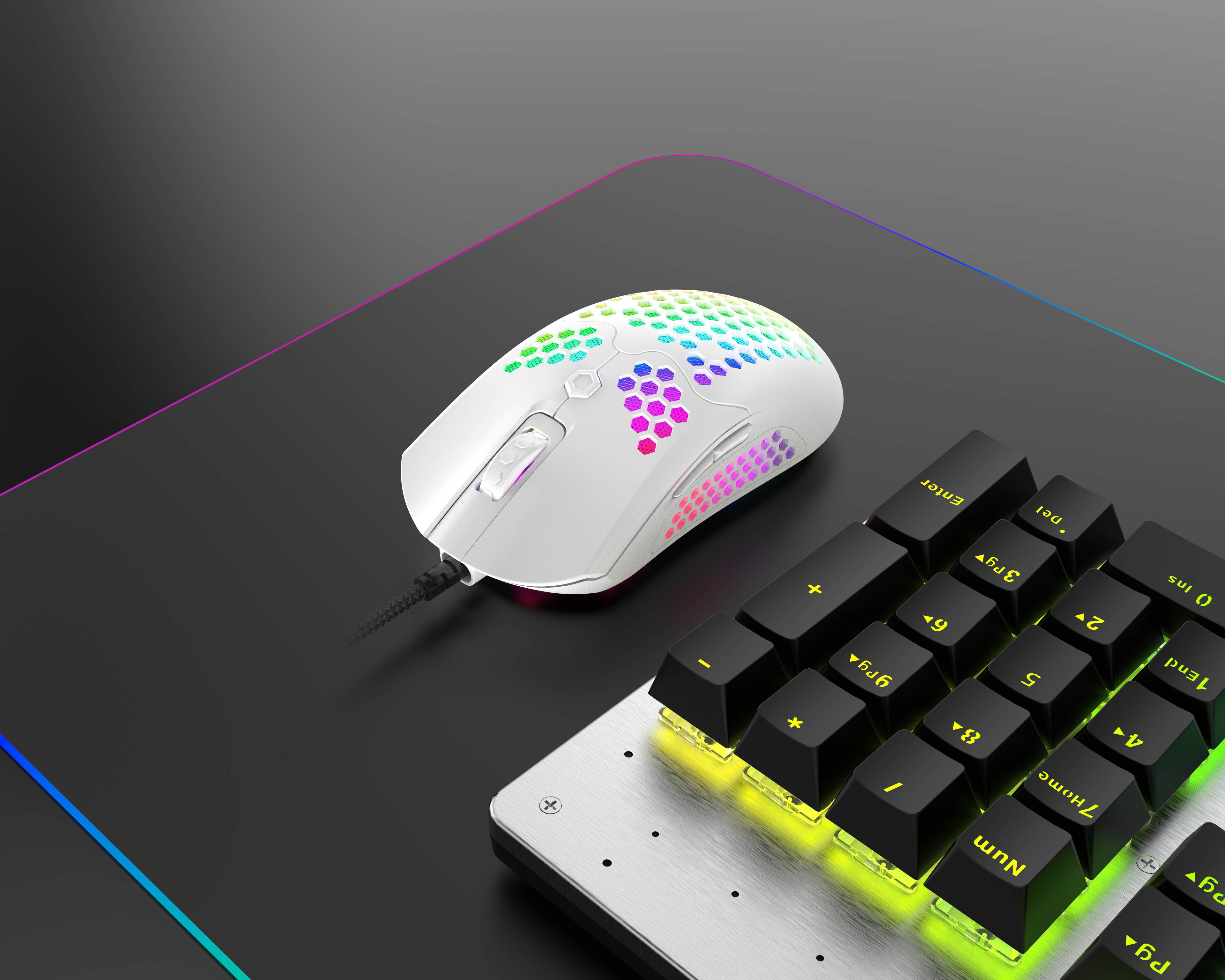 M5 E-sport Wasp Lightweight Wired Hollow Gaming Mouse