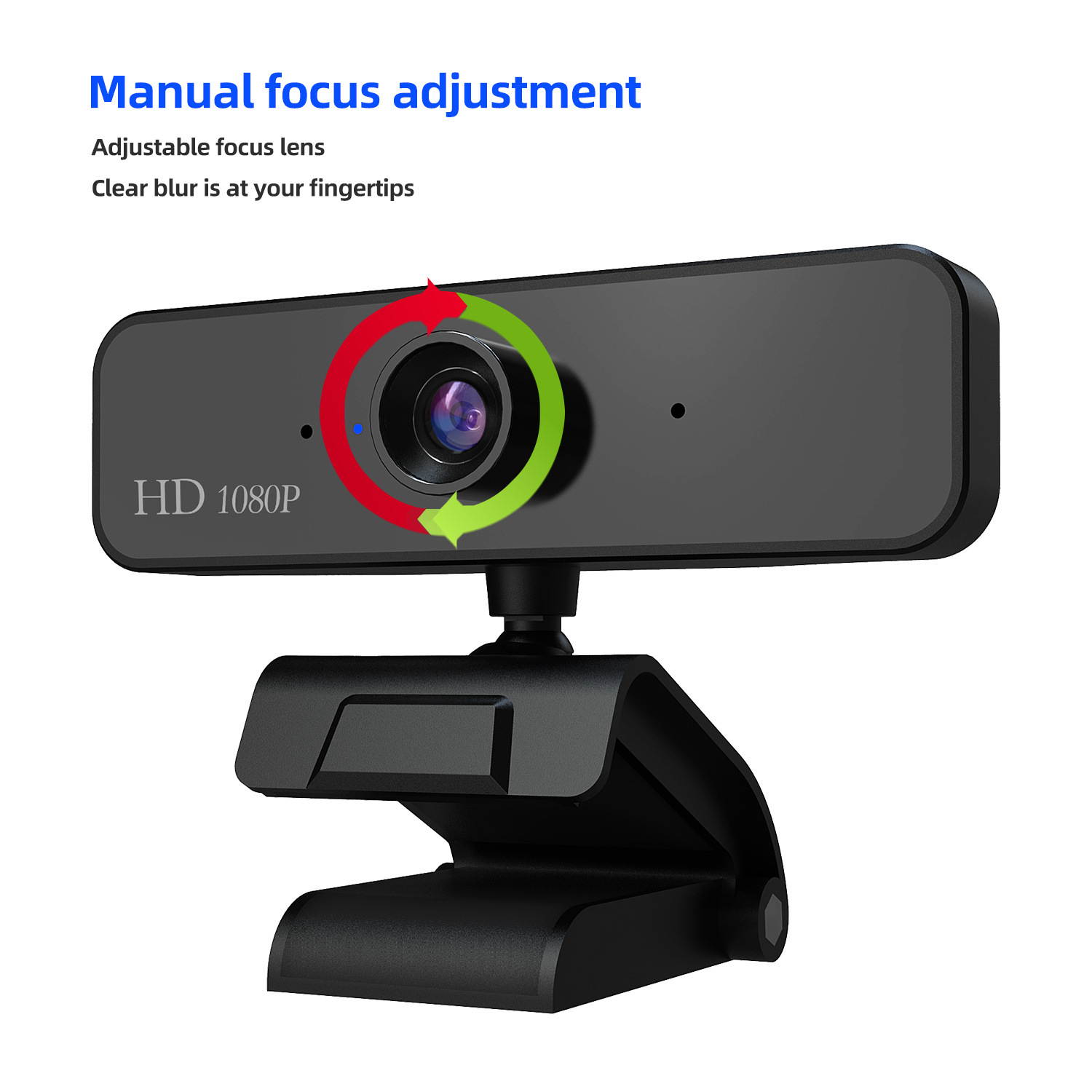 ESTONE S2 Manuallyfocus Webcam 1080P Full HD With Microphone,Computer Web Camera Video Cam For Streaming Gaming Conferencing Mac Windows PC Laptop Desktop Skype YouTube