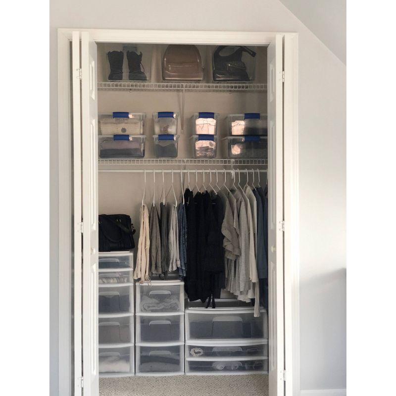 Homz 5-Drawer Medium Storage Tower - White