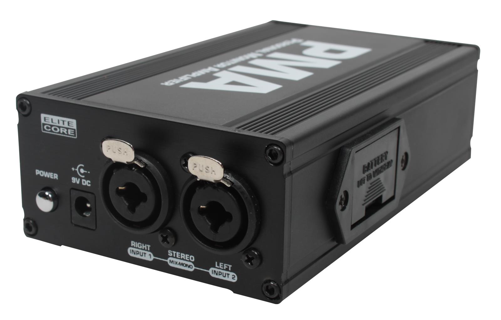 Elite Core PMA Personal Monitor Amplifier Deluxe Station Pack w/ EU-5X Earphones