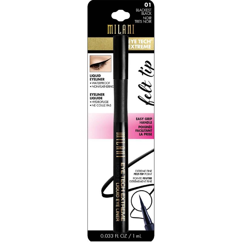 Milani Eye Tech Extreme Liquid Eye Liner - Black 0.033oz