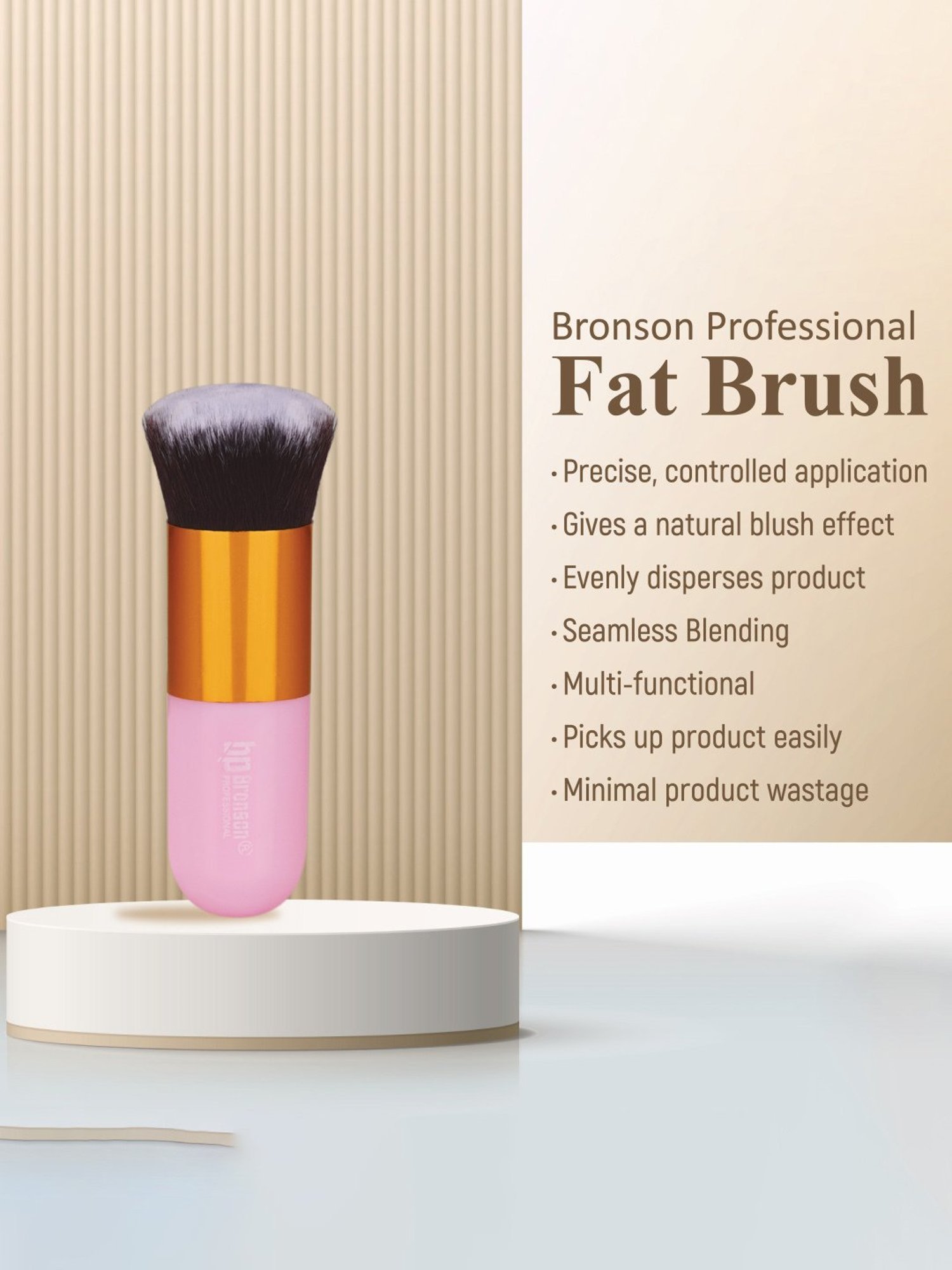 Bronson Professional Fat Brush for Face Powder & Blush