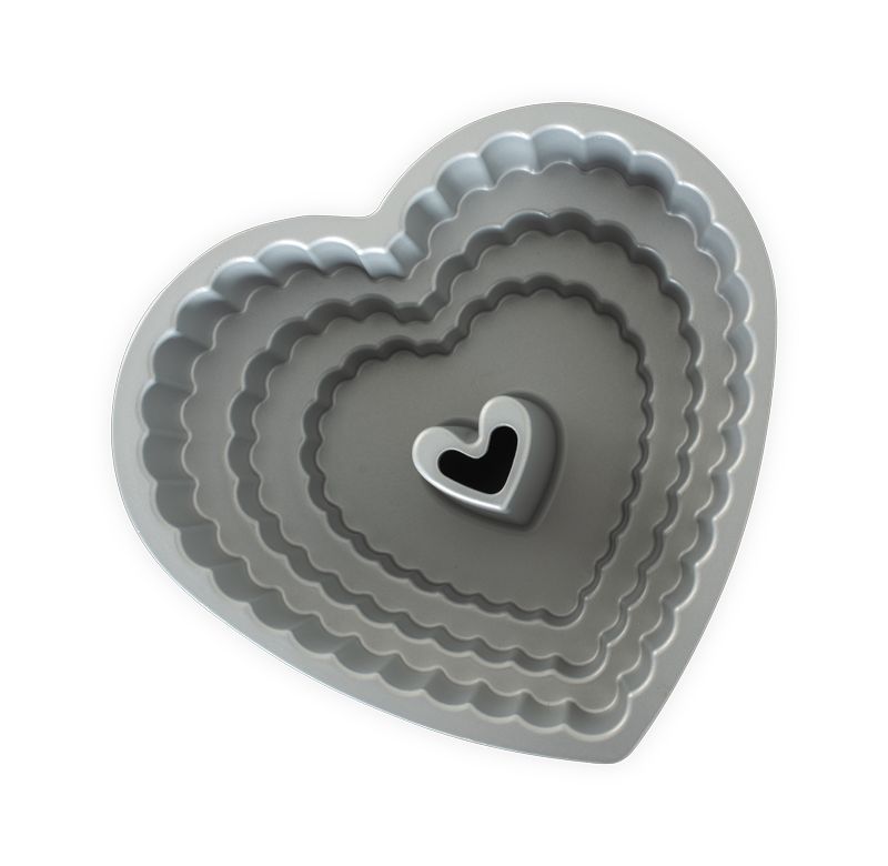 Fat Daddio's RMP-10 Anodized Aluminum Ring Mold Cake Baking Pan, 10 x 3.5 Inches