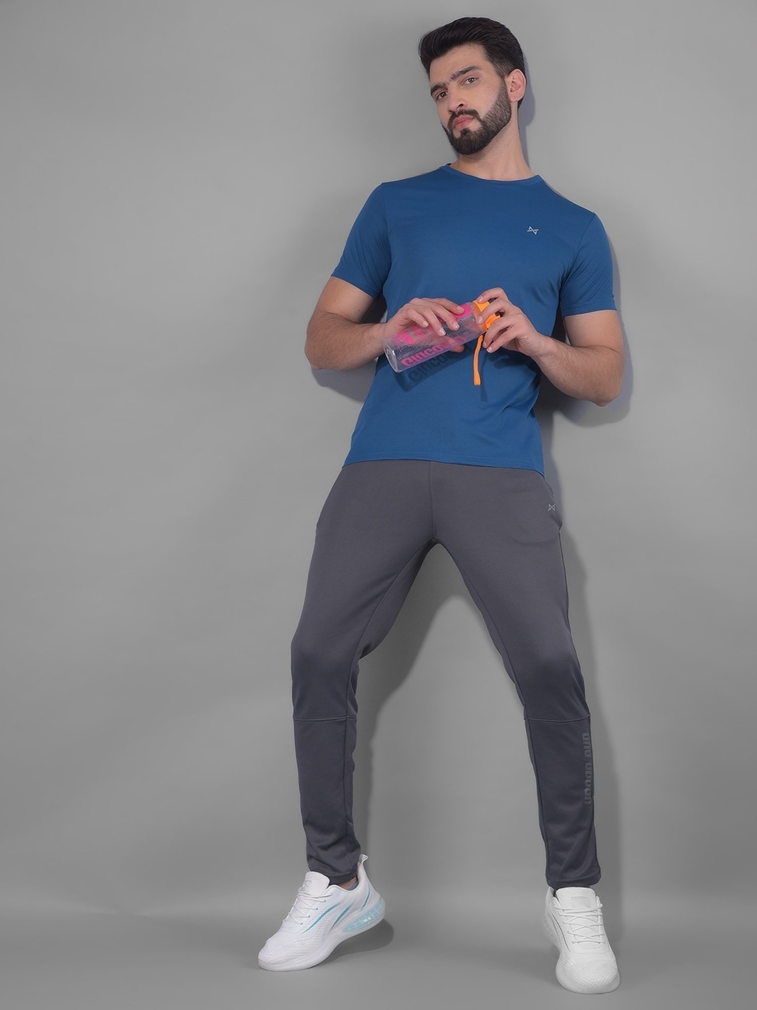 Force NXT Multicolored Regular Fit Sports T-Shirt - Pack Of 5