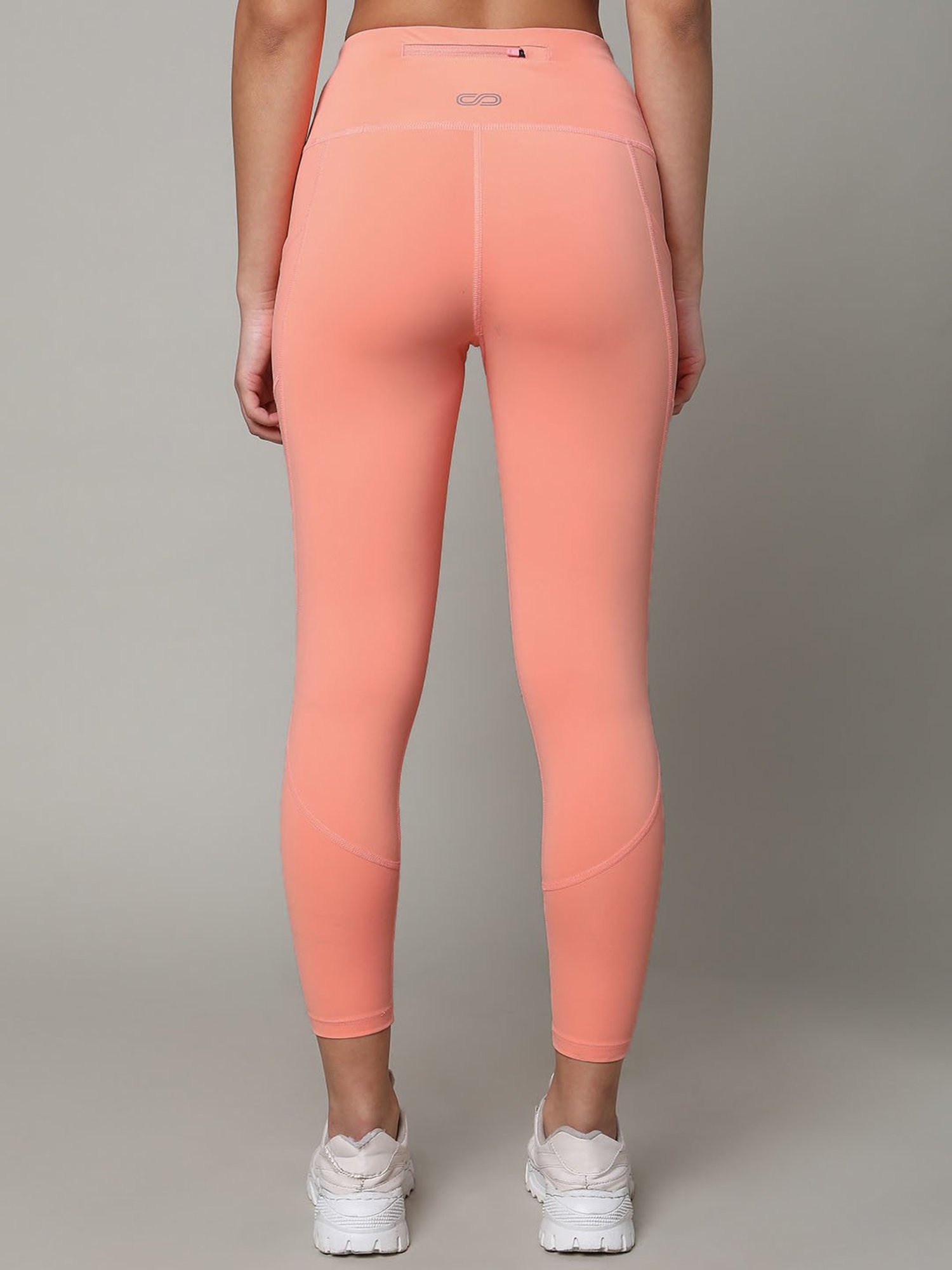 SILVERTRAQ Peach Relaxed Fit Leggings