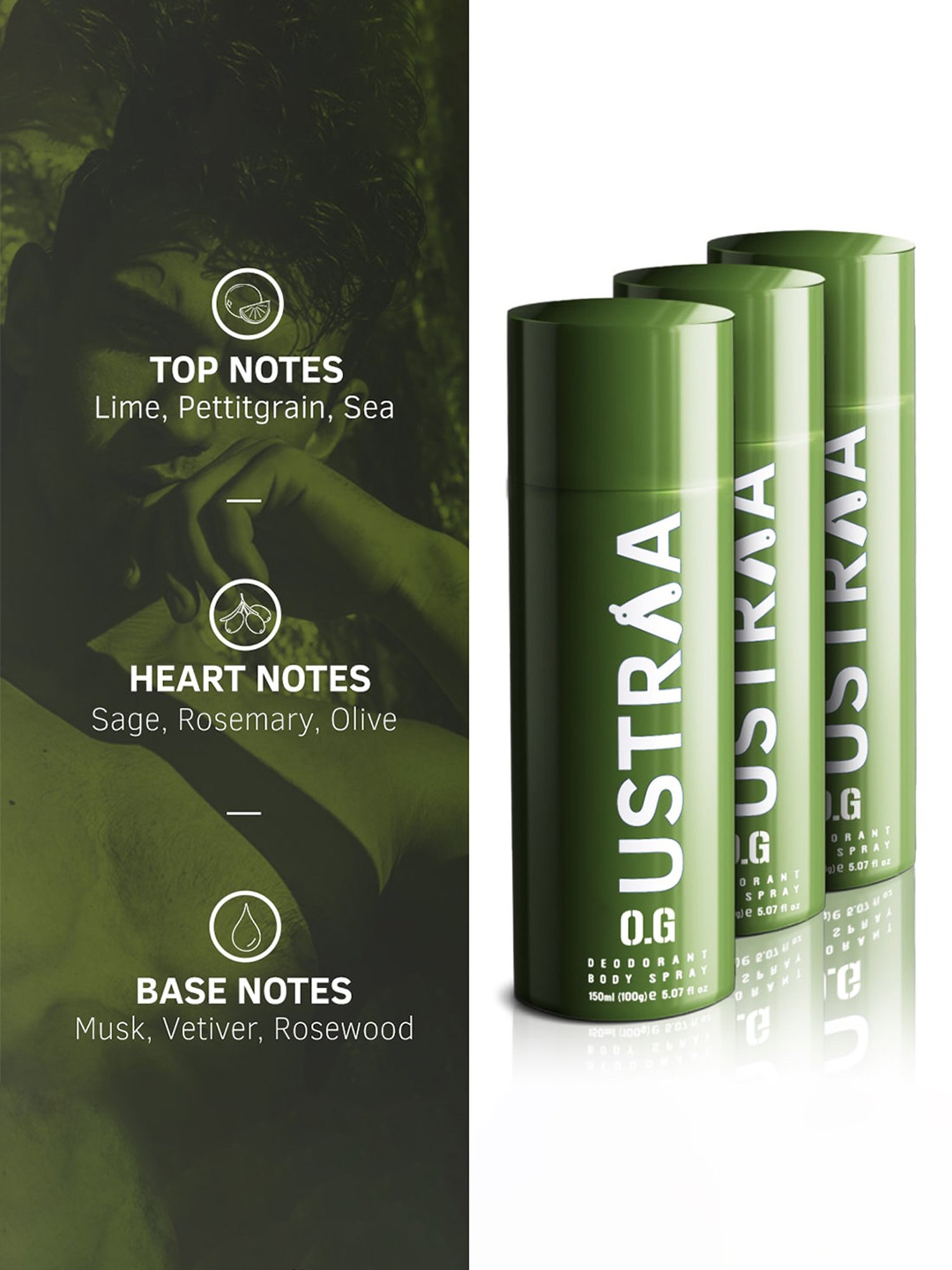 Ustraa Ayurvedic Beard Growth Oil & Hair Growth Vitalizer Combo