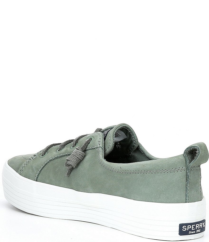 Sperry Women's Crest Vibe Leather Platform Sneakers