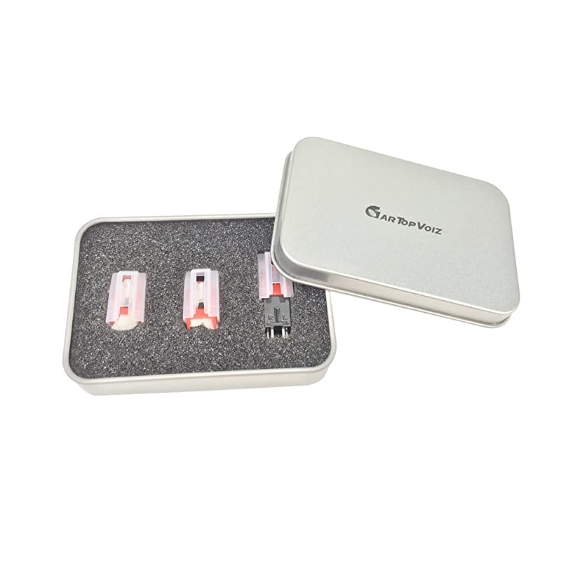 Record Player Cartridge Replacement with 3pcs Ceramic Needle Stylus for LP Phonograph Record Player