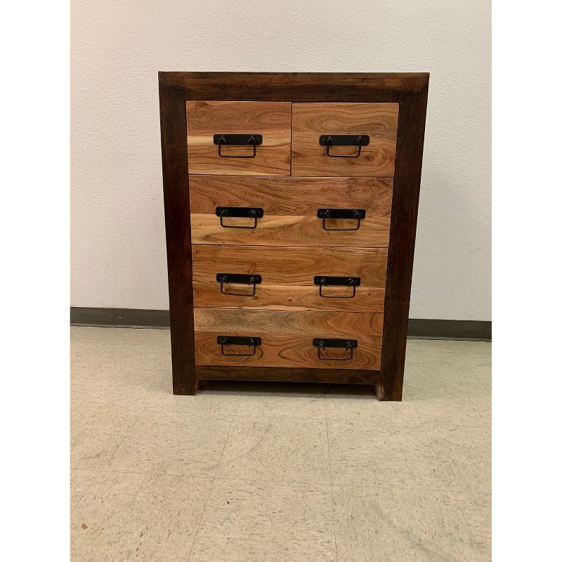 Ajmer 5 Drawer Chest Natural - Timbergirl