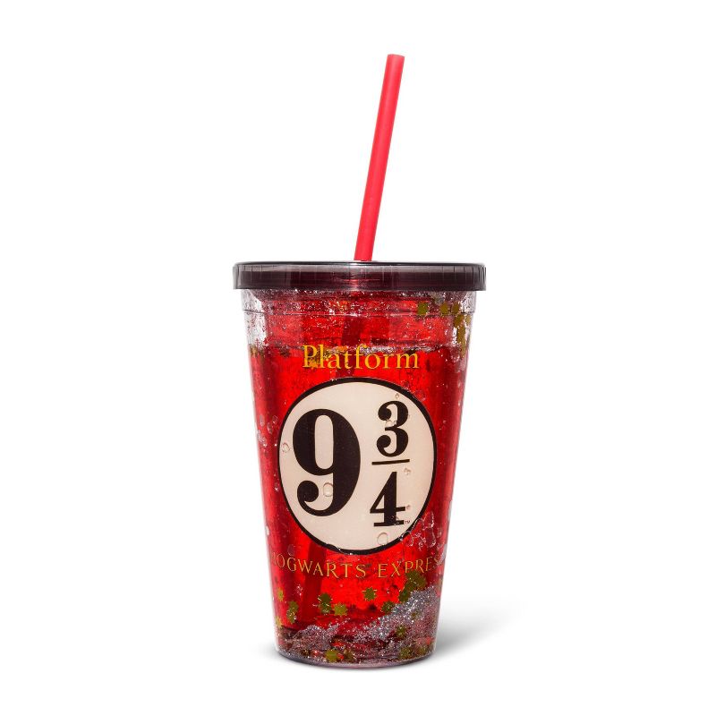 Disney Spider-Man 22oz Plastic Flip Top Tumbler with Strap Red