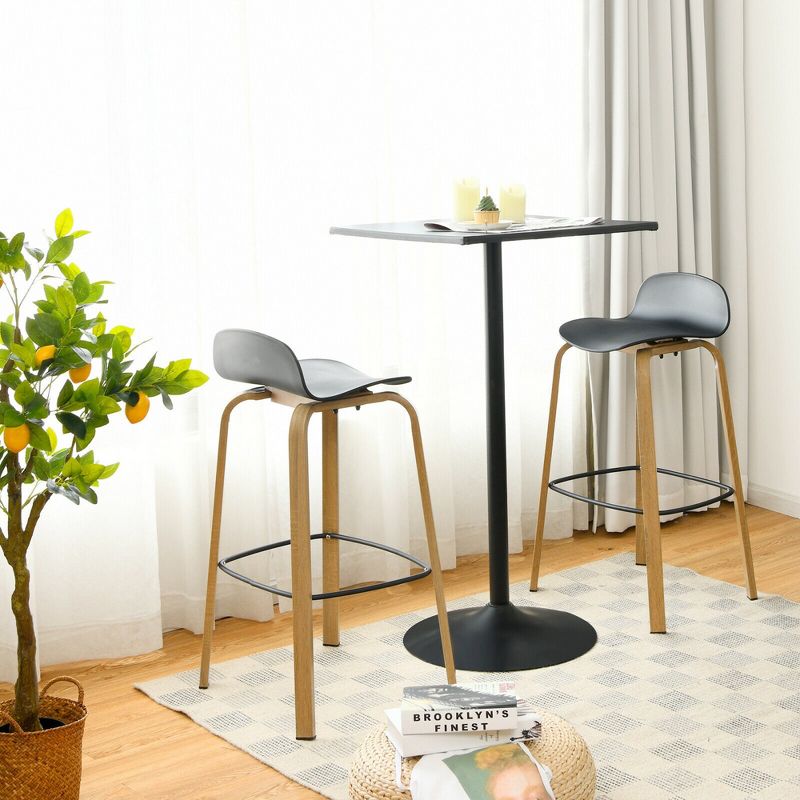 Ladder Barstool Seat Black - Riverstone Furniture Collection