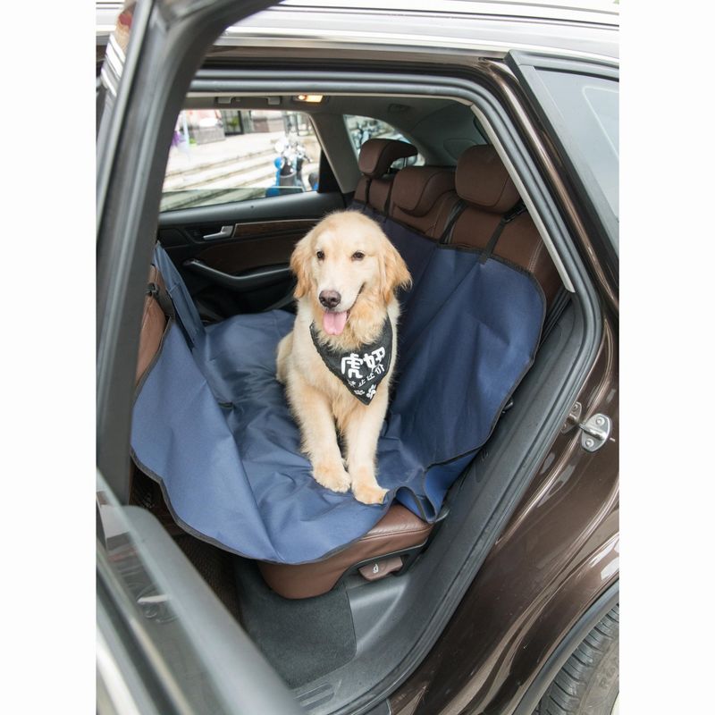 Pet Car Backseat Protector Waterproof Seat Cover Liner Slip Resistant Scratch-proof Hammock