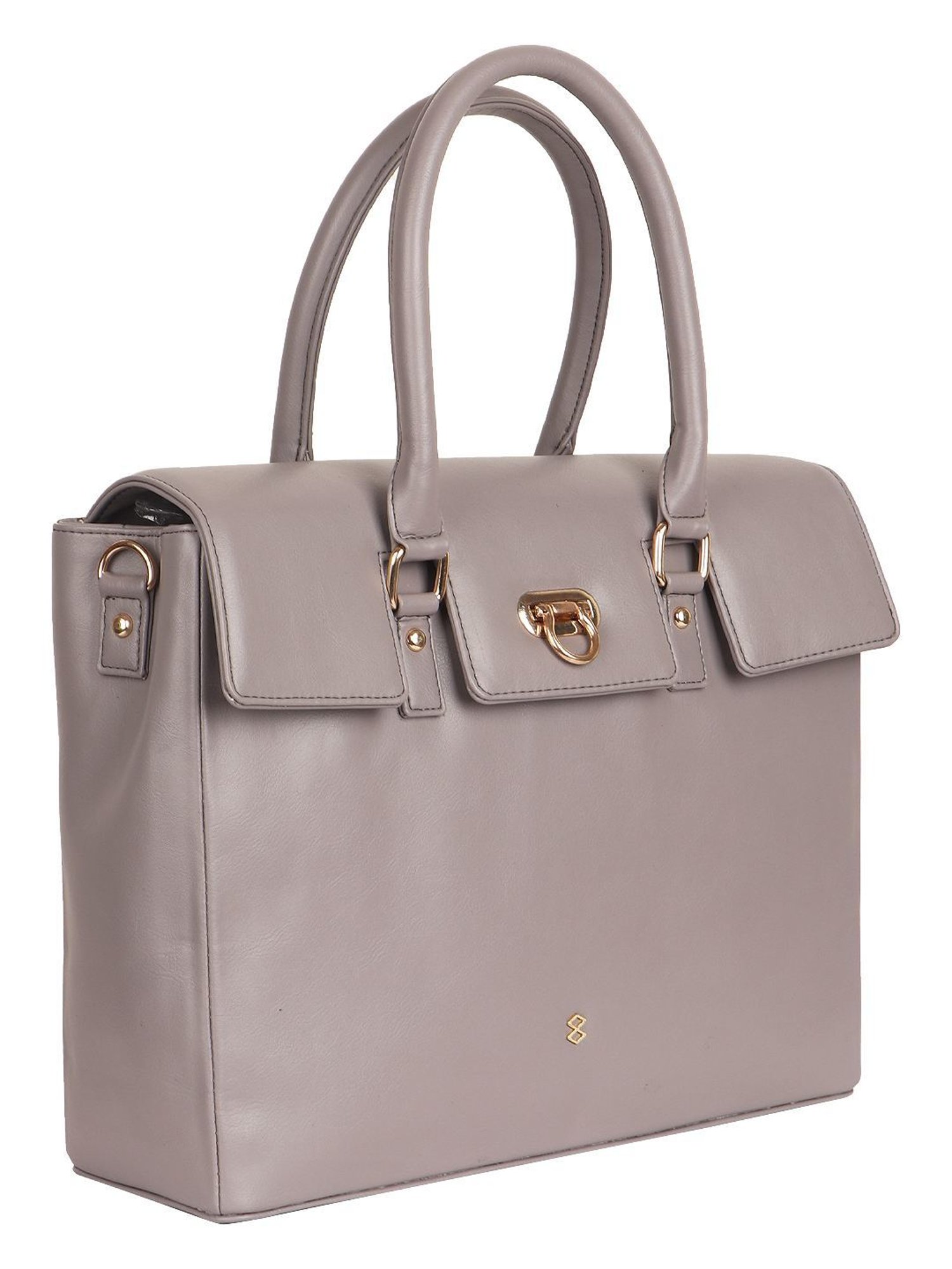 Horra Grey Medium Satchel Handbag