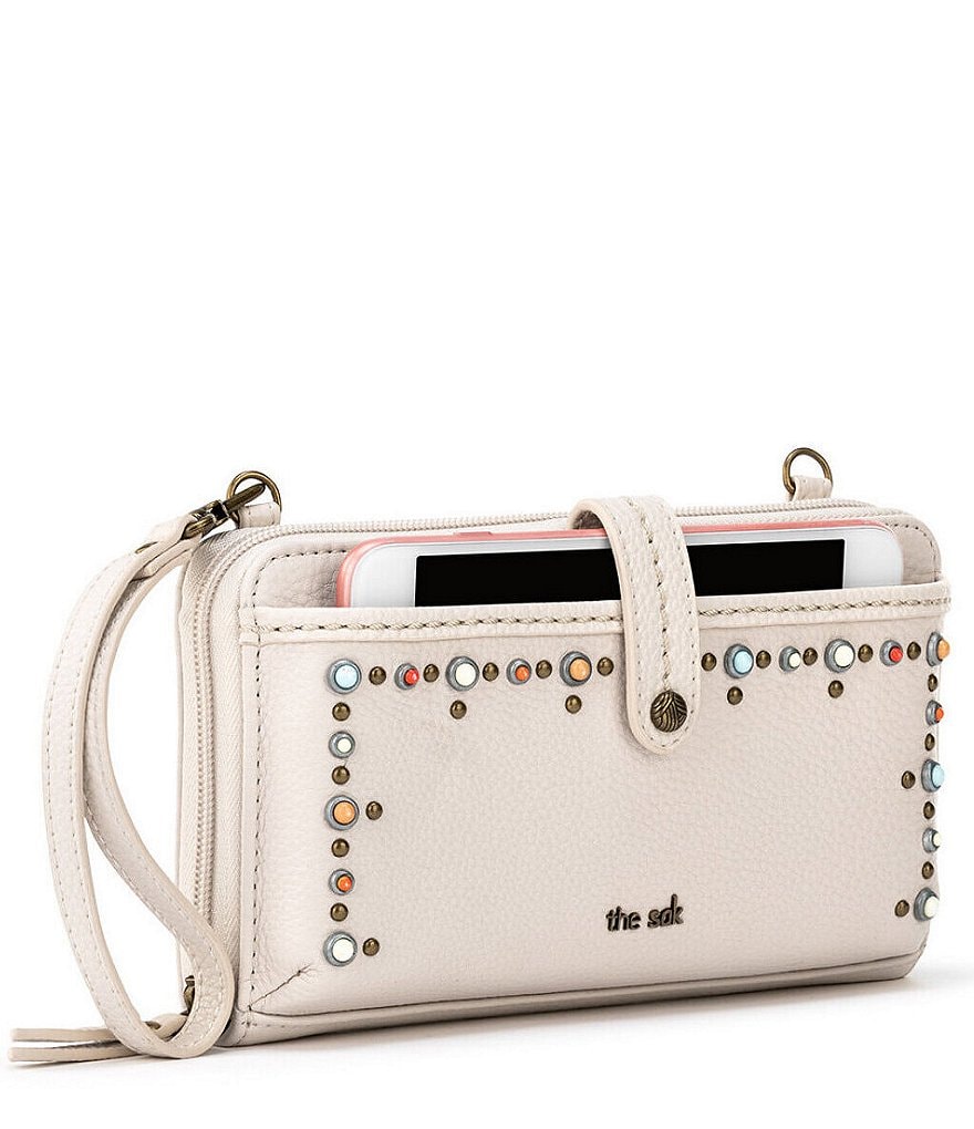 Etienne Aigner Adeline Signature Leather Wristlet Crossbody Bag