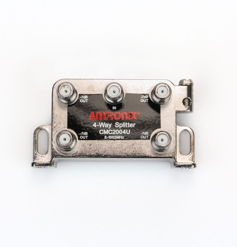 Antronix CMC2002U Universal 2-Way Splitter (Nickel Alloy)