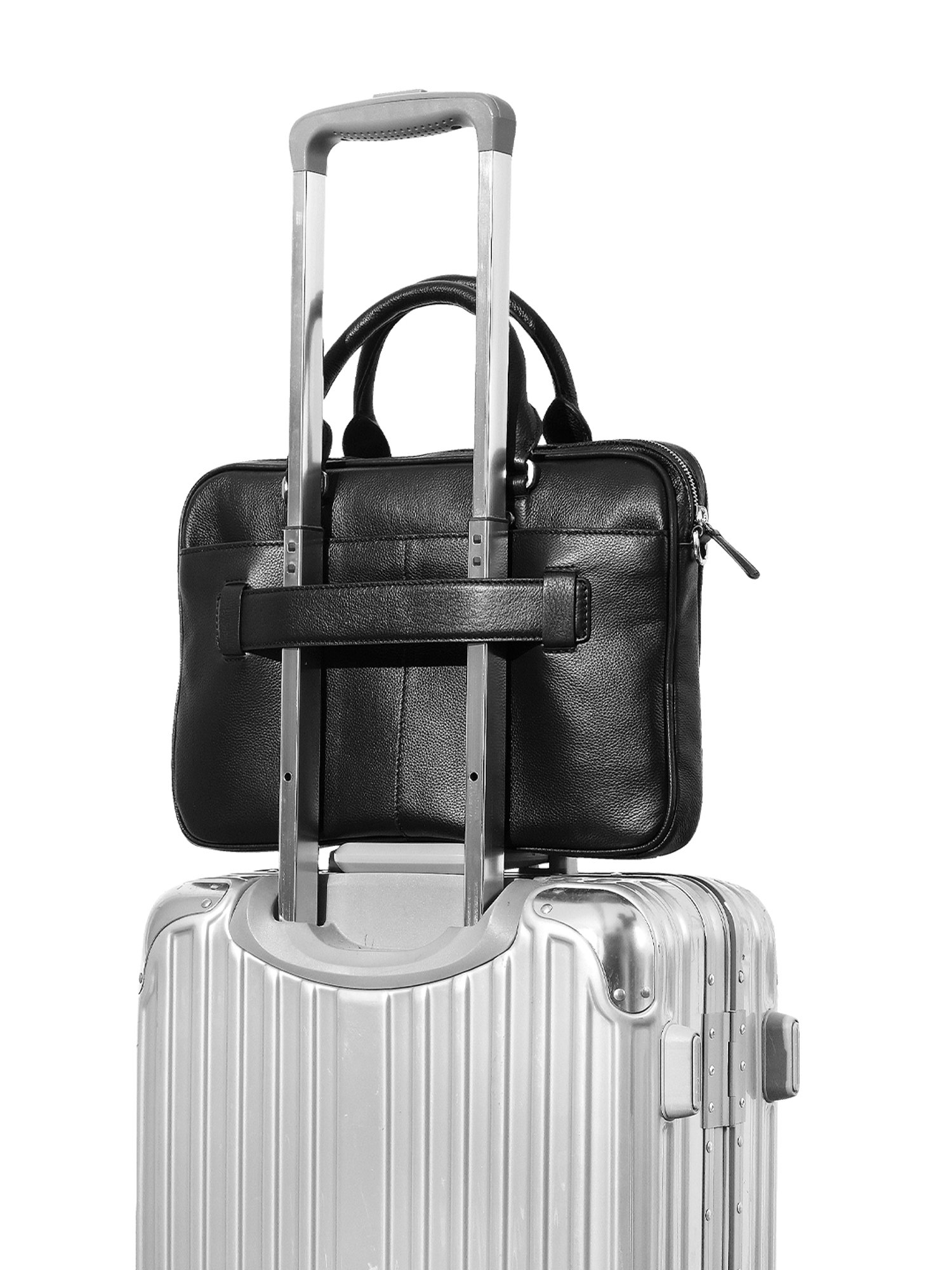 Eske Black Large Messenger Bag