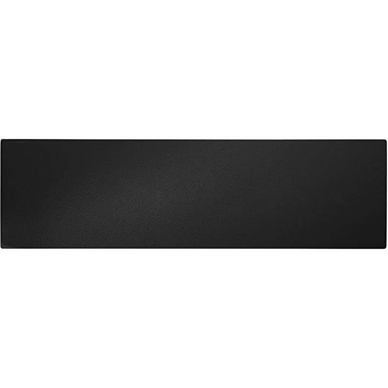Media Series 2-Way Slim Center Channel Speaker - Clean, Hi-Res Audio | Sealed Box | Aluminum Drivers | Single Unit, High Gloss Black