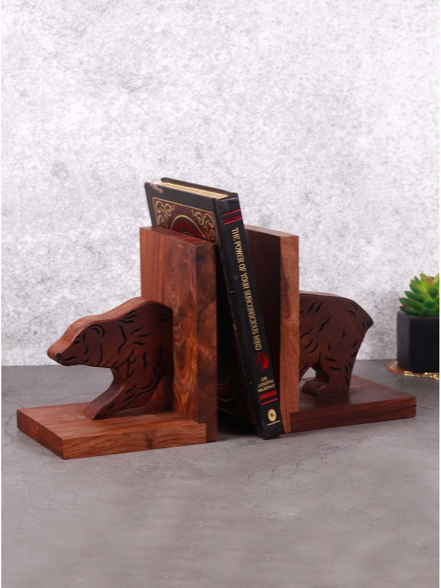 eCraftIndia Golden Handcrafted Engraved Palm Buddha Decorative Showpiece