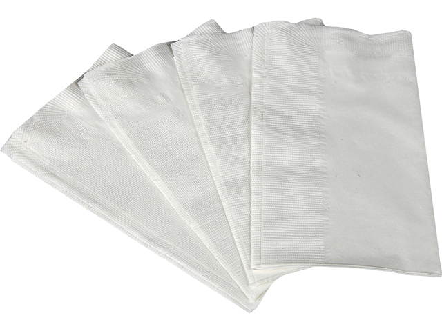 Scott Paper Dinner Napkins (98200), Disposable, White, 1/8 Fold, 2-Ply, 10 Packs of 300 Beverage Napkins (3,000 / Case)