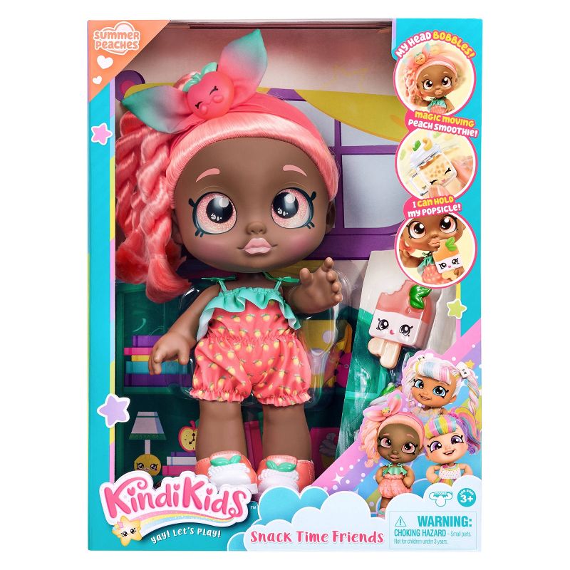 Kindi Kids Snack Time Friend Doll - Summer Peaches