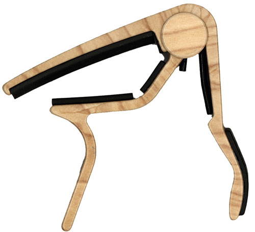 Dunlop Curved Acoustic Guitar Capo - Maple