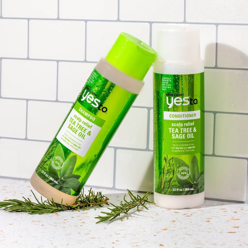 Yes to Naturals Tea Tree & Sage Oil Scalp Relief Conditioner - 12 fl oz