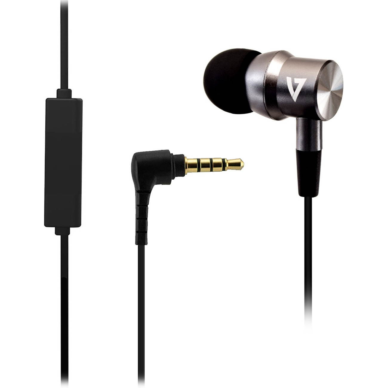 ALUM STEREO EARBUDS INLINE MIC