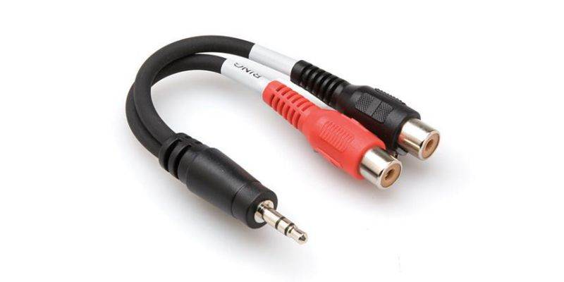 Hosa 3.5Mm Phone M Two Rca F