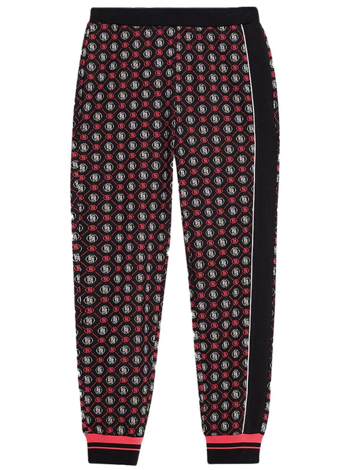 Liu Jo Nero, Barbie & Silver Printed Regular Fit Joggers