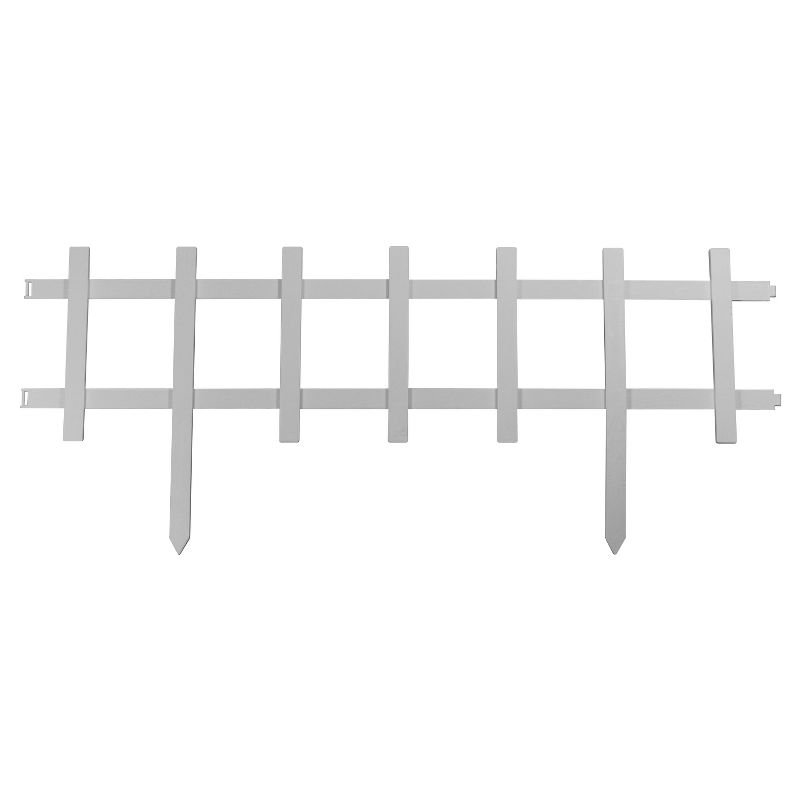 13" Cape Cod Style Decorative Fencing , 18 Pc - White - Emsco