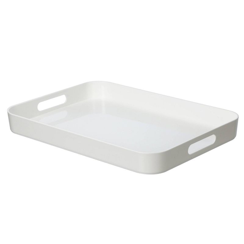 Felli Acrylic Serving Tray 19" x 13.6" - White