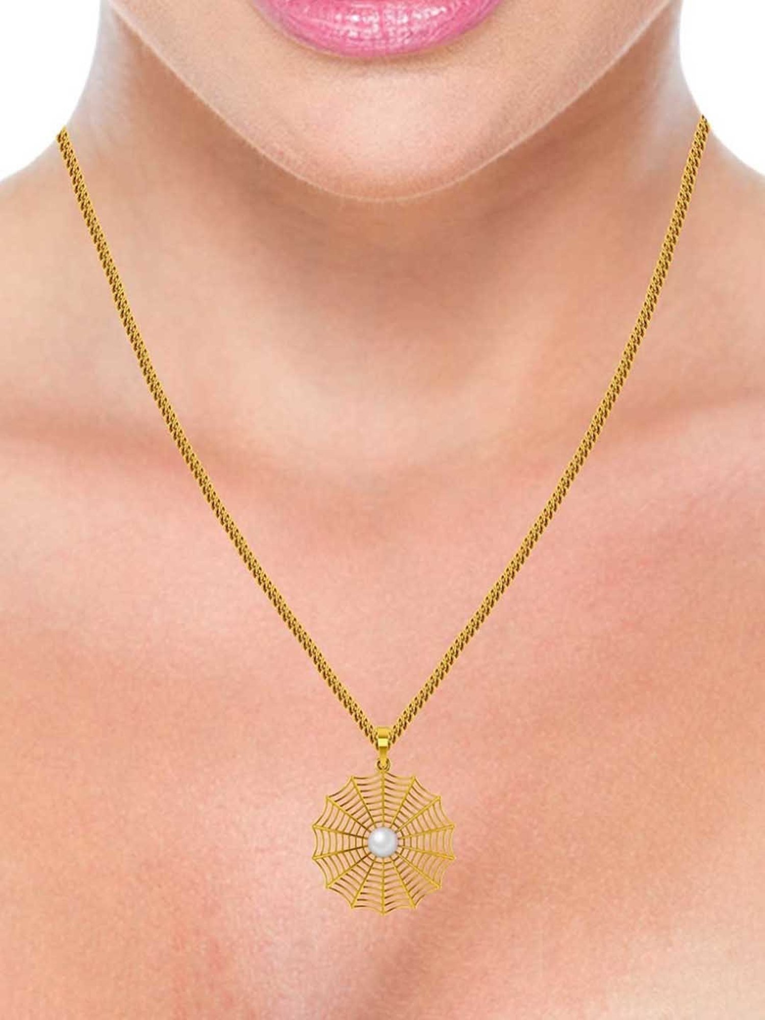 P.C. Chandra Jewellers 14k Yellow Gold Fun Filigree Pendant