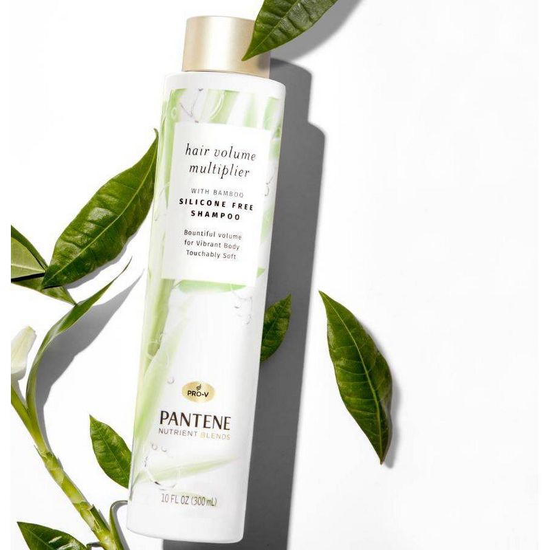 Pantene Nutrient Blends Hair Volume Multiplier with Bamboo Shampoo For Fine Hair - 17.9 fl oz