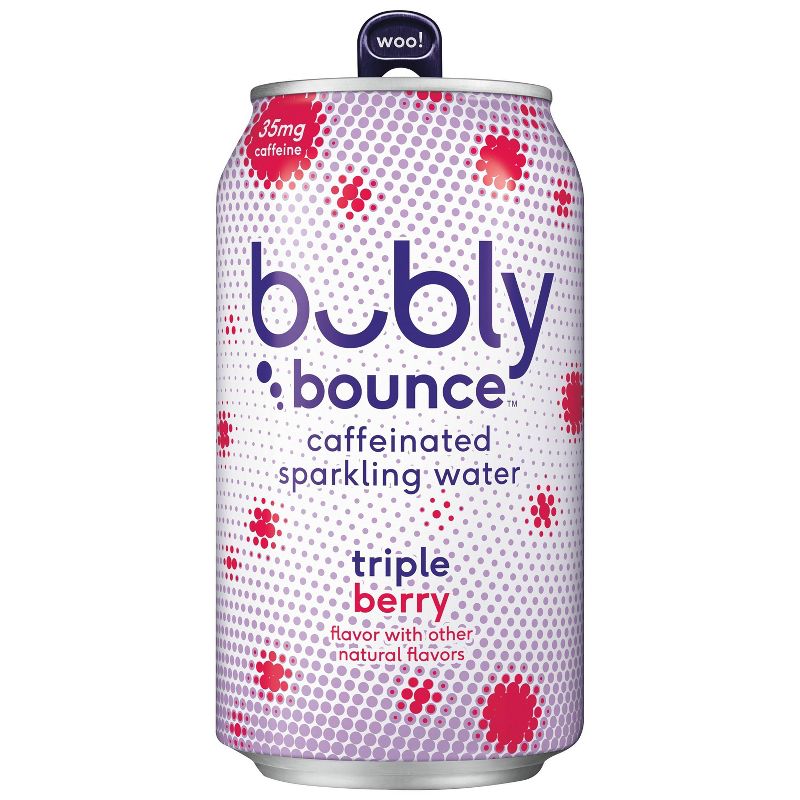 bubly bounce Triple Berry Sparkling Water - 8pk/12 fl oz Cans