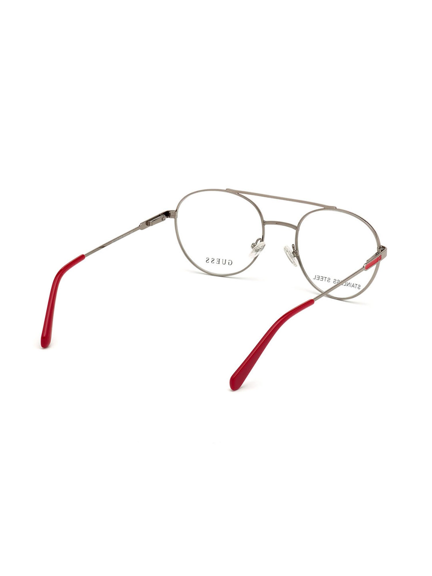 Guess Grey Oval Eye Frames for Men